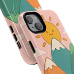 Mountain Sunrise Phone Case - Tough MagSafe Magnetic Design