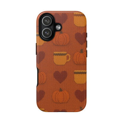 Fall Pumpkin & Coffee iPhone Case