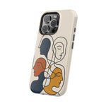 "Connected Lines" Minimalist iPhone Case — MagSafe, Magnetic Impact-Resistant  Shamo's