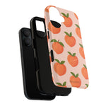 Funda con estampado de melocotón para iPhone | Compatible con MagSafe