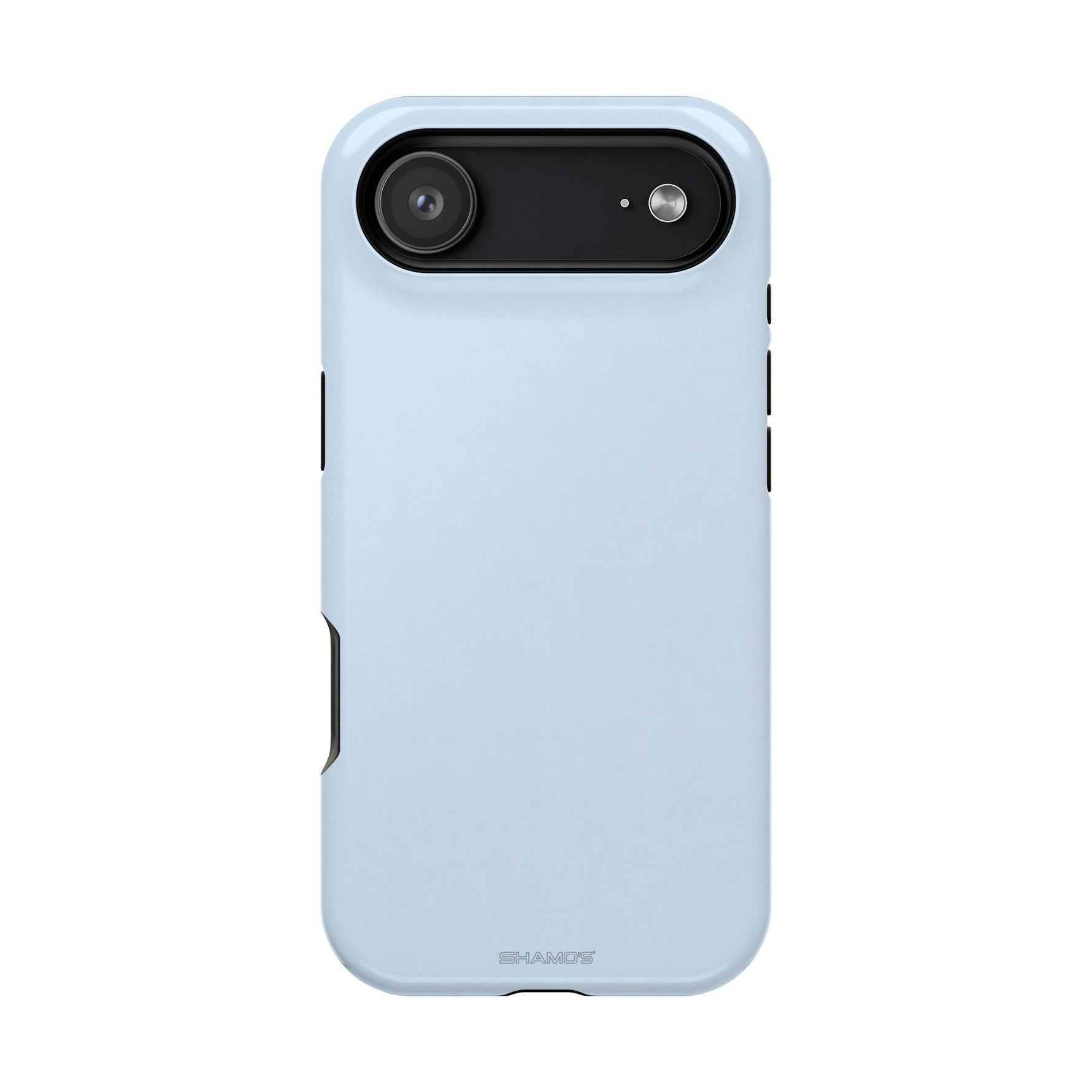 Cloud Blue Solid Color MagSafe Compatible Impact-Resistant iPhone Case