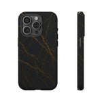 Black Marble Tough iPhone Case  Shamo's iPhone 15 Pro / Matte