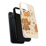 Forest Friends iPhone Case — Fox, Bear & Bunny Design. with MagSafe  Shamo's