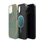 “Flow of Time” iPhone Case with MagSafe Compatibility  Shamo's