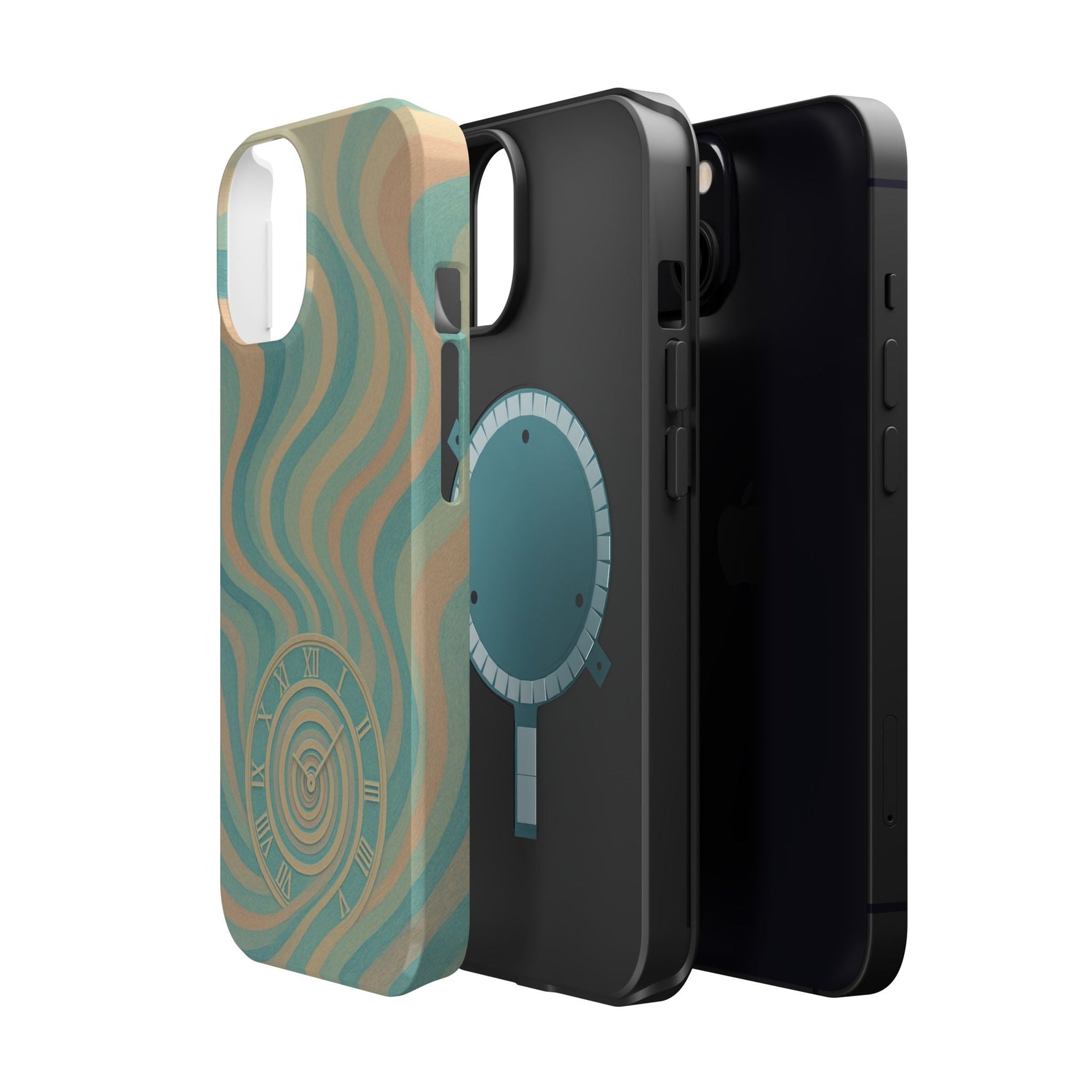 “Flow of Time” iPhone Case with MagSafe Compatibility  Shamo's