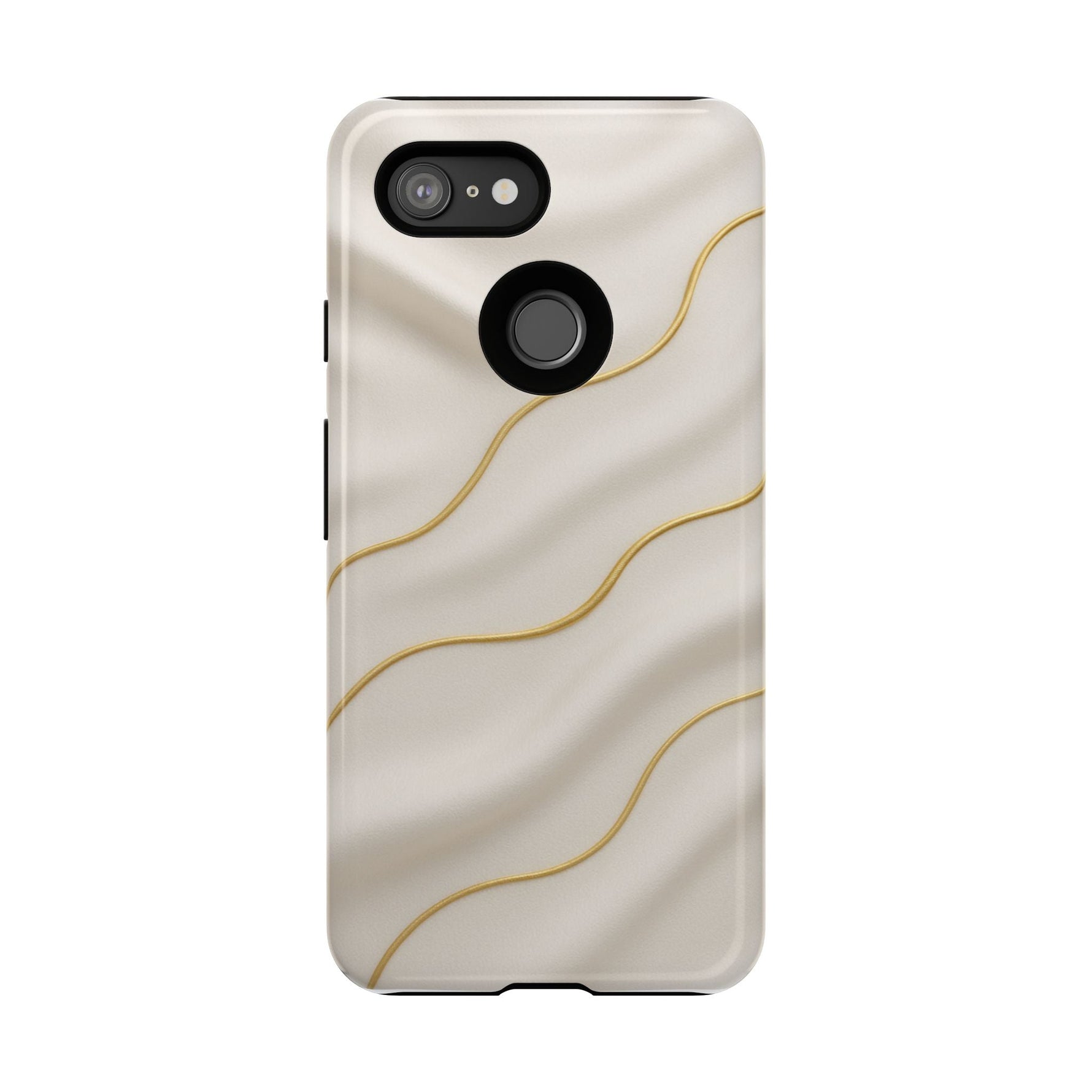 Elegant Gold Wave Tough iPhone Case  Shamo's