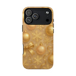 Holiday Gold Ornament iPhone Case | Compatible with MagSafe - Shamo's