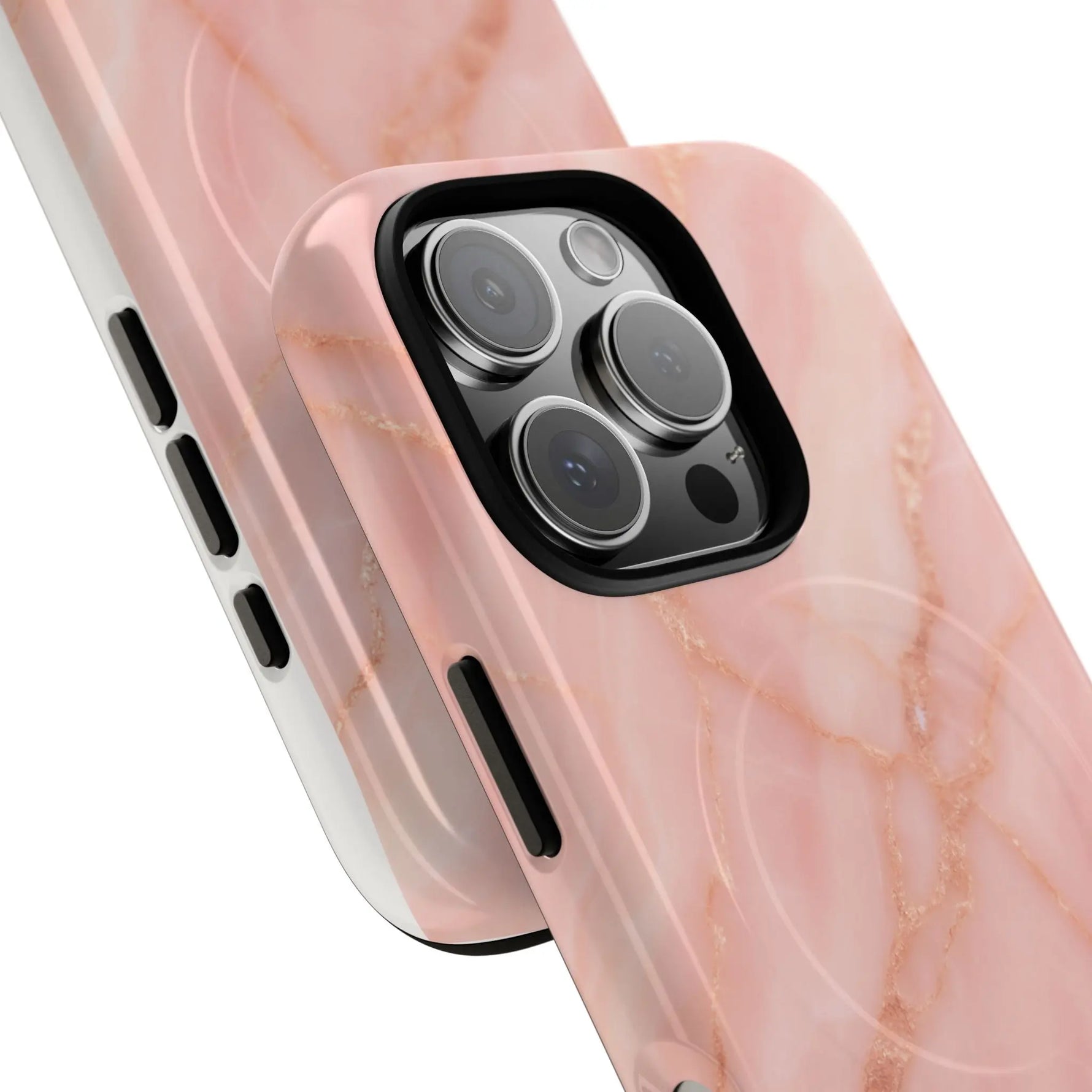 Blush Pink Marble iPhone Case with MagSafe  Shamo's