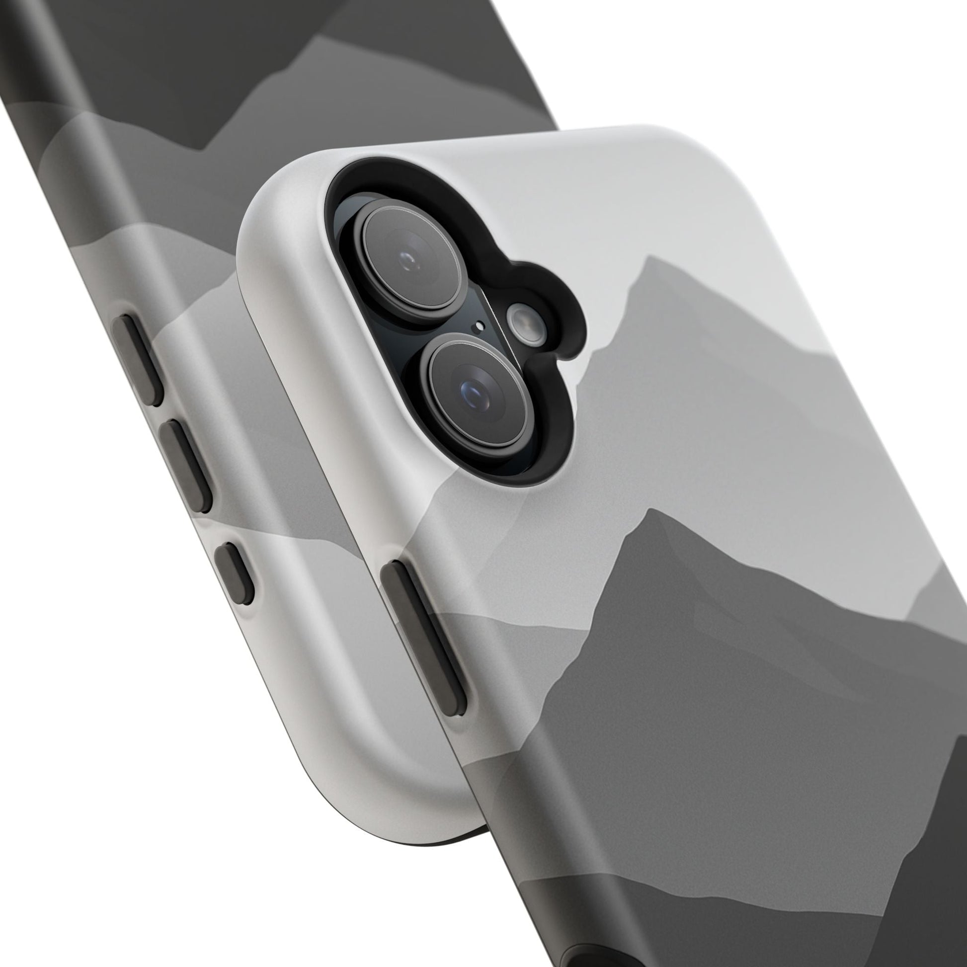 Monochrome Mountain Design iPhone Case | MagSafe  Shamo's