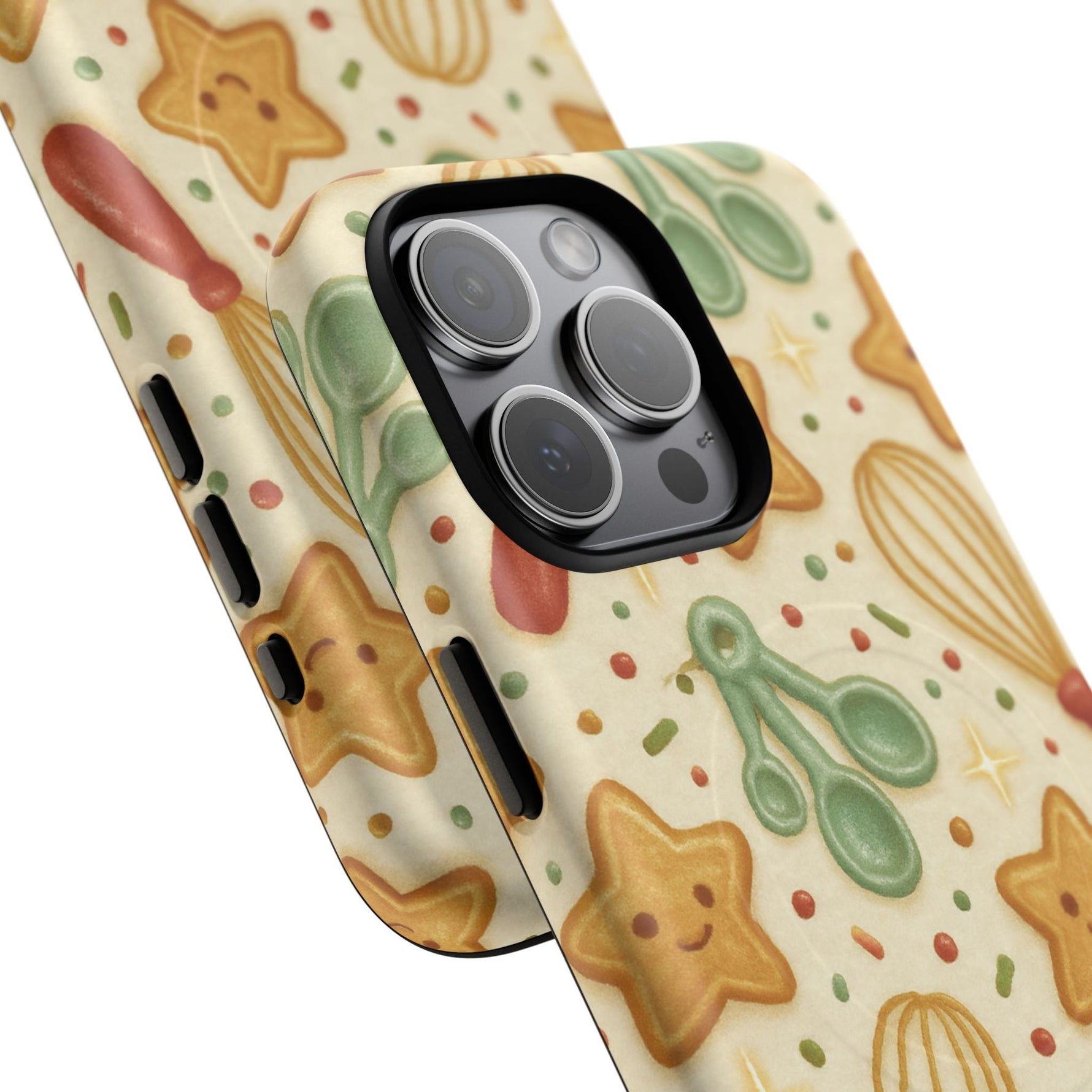 Baking Holiday iPhone Case — Cute Whisk & Cookie Pattern | compatible with MagSafe  Shamo's