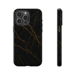 Black Marble Tough iPhone Case  Shamo's iPhone 15 Pro Max / Glossy