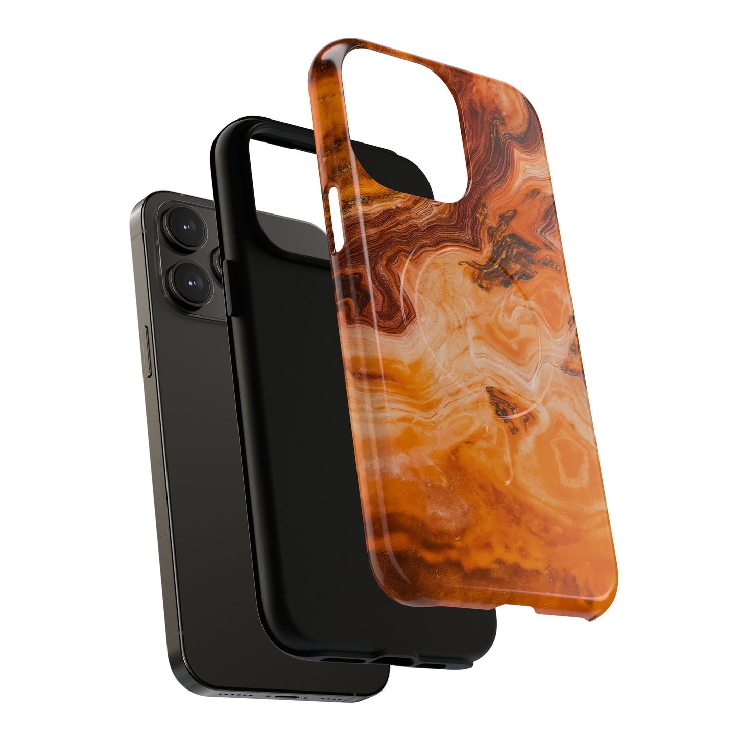Amber Agate Marble iPhone Case — compatible with MagSafe