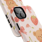 Teddy Berry Basket Friends iPhone Case with MagSafe - Shamo's
