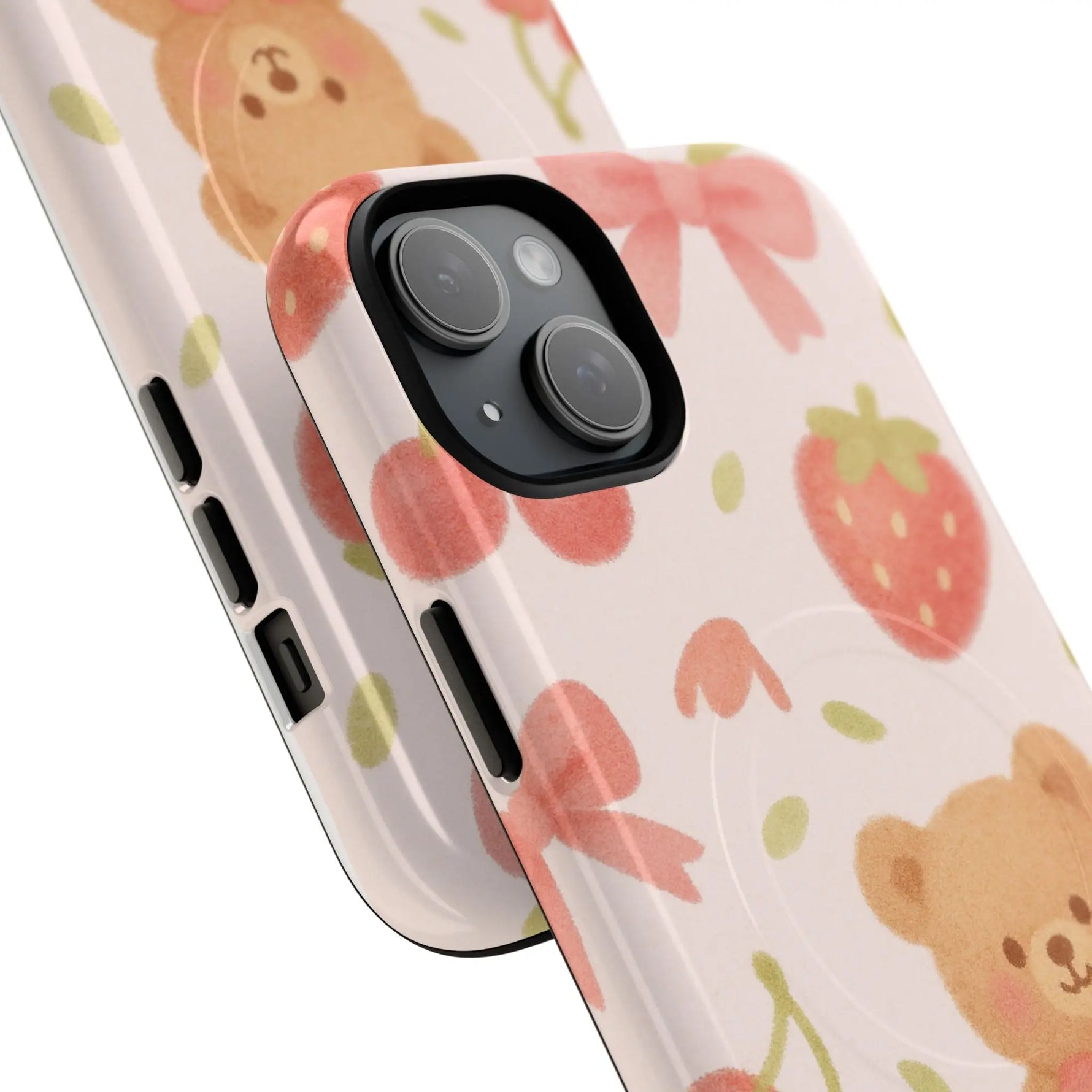 Teddy Berry Basket Friends iPhone Case with MagSafe - Shamo's
