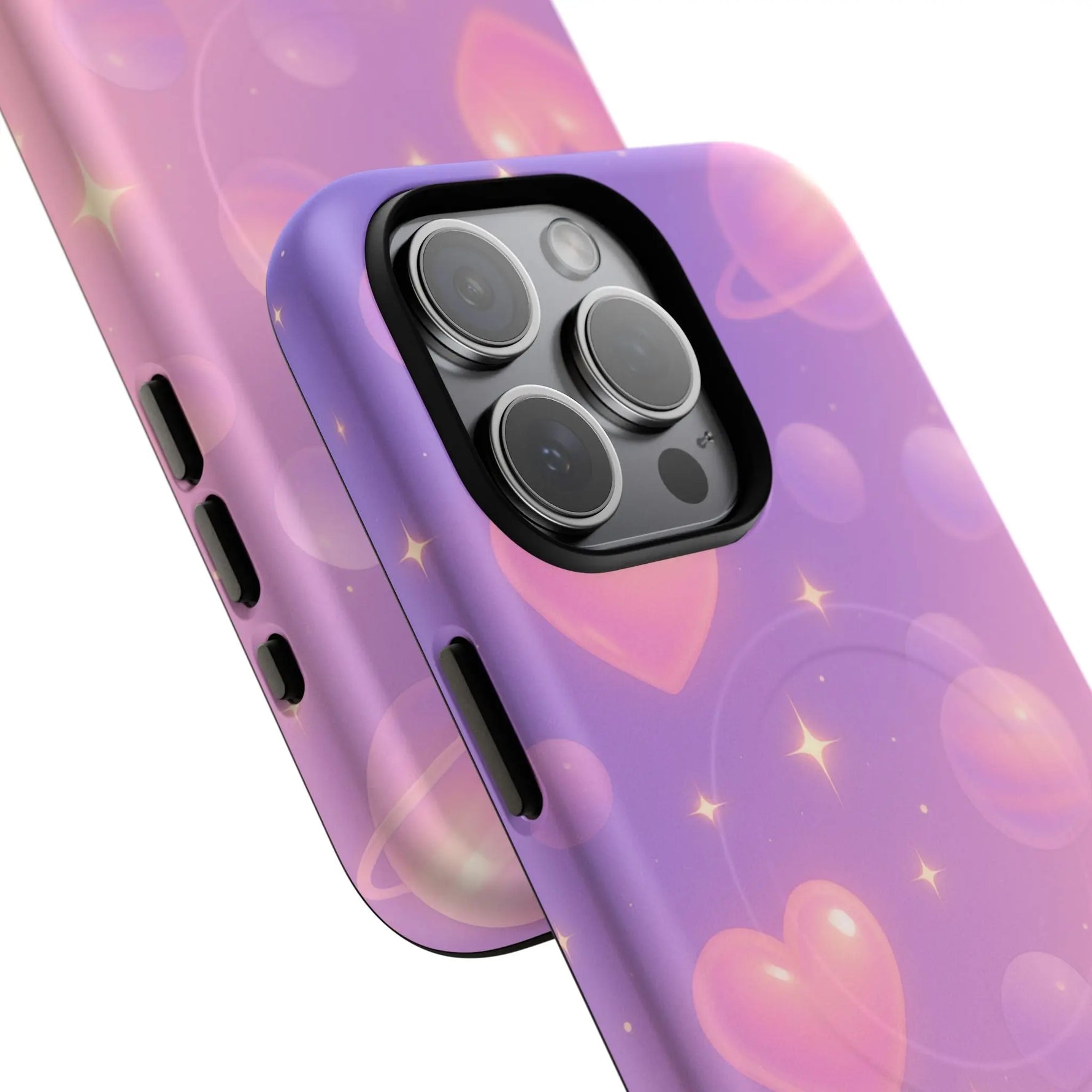 Galactic Hearts iPhone Case with MagSafe - Shamo's