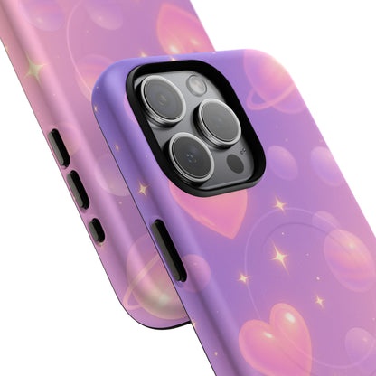 Galactic Hearts iPhone Case with MagSafe - Shamo's