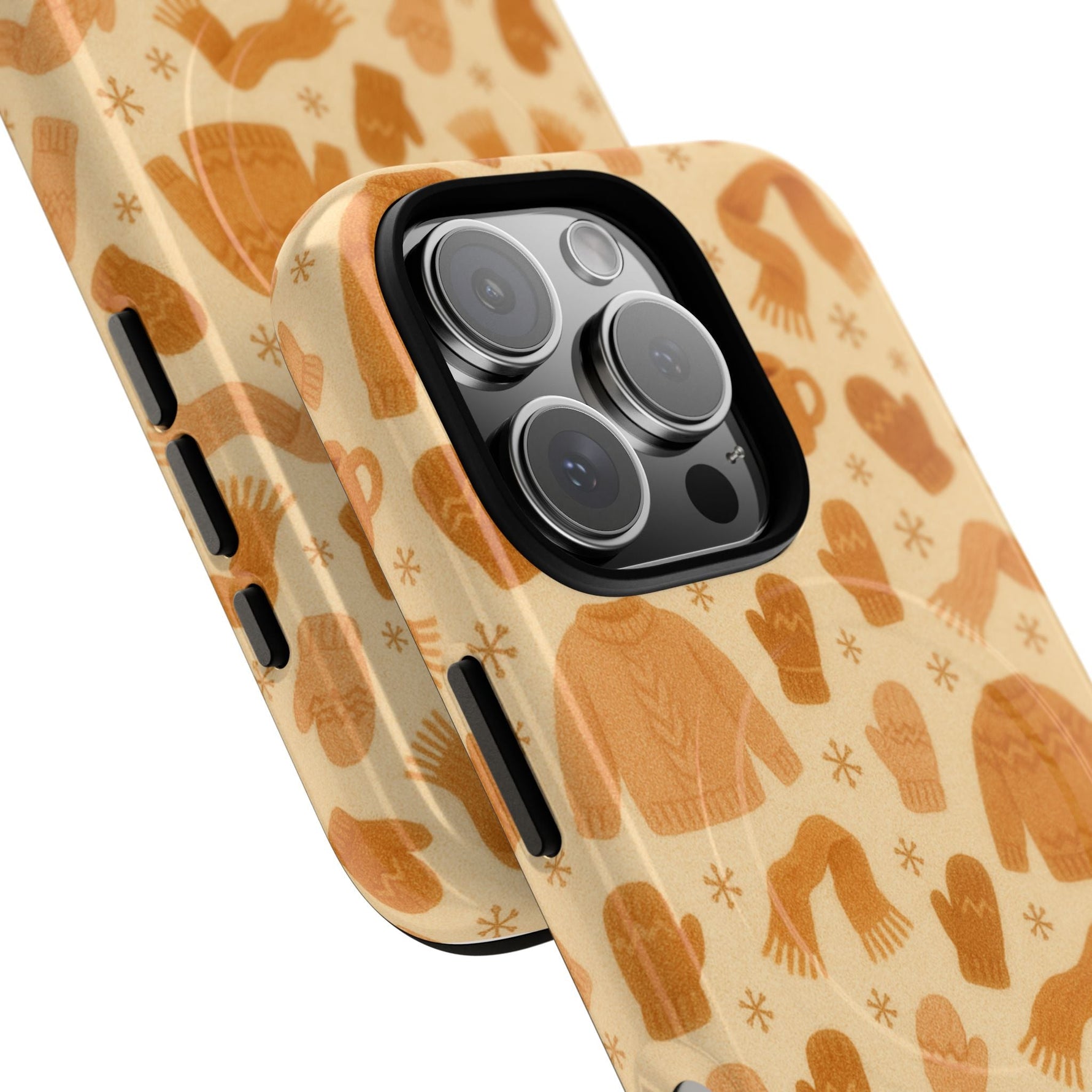 Cozy Winter Sweaters Holidays iPhone Case — Warm Knit Pattern with MagSafe  Shamo's