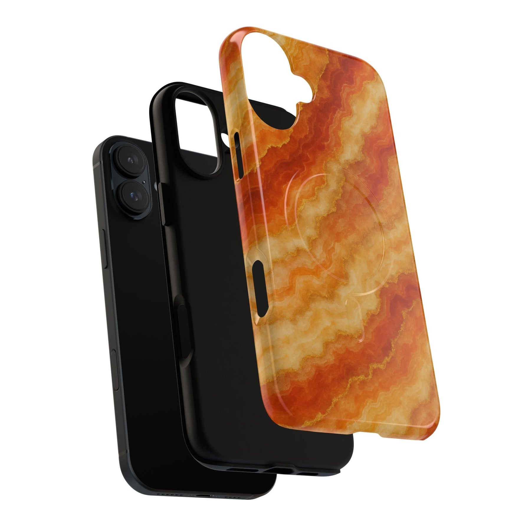 Amber Agate Marble iPhone Case with MagSafe  Shamo's