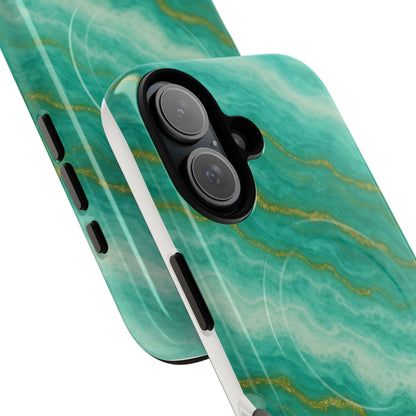 Ocean Marble Flow iPhone Case with MagSafe
