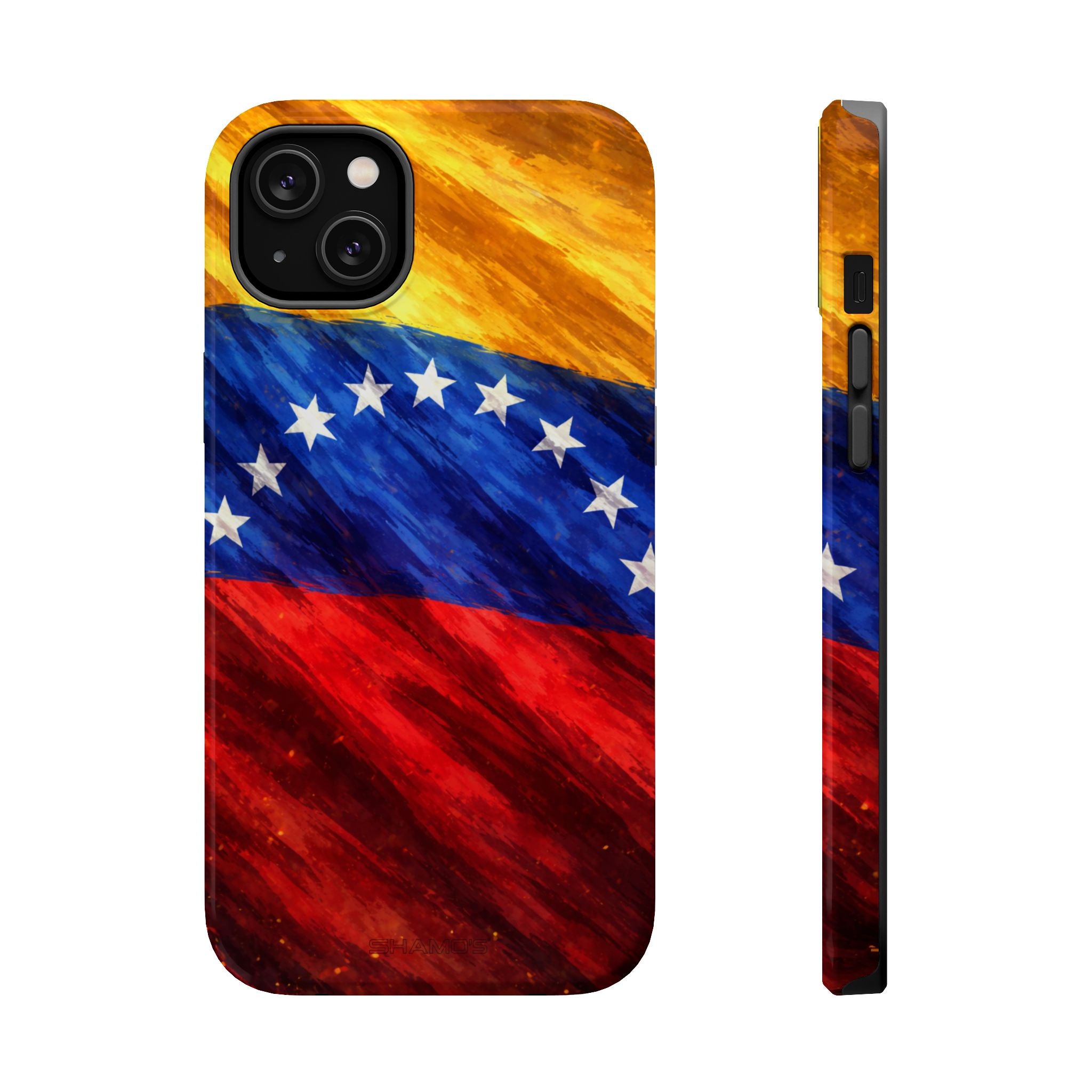 Venezuelan Flag Magnetic Impact-Resistant Phone Case with MagSafe Compatibility - iPhone 14 Plus / Glossy - Shamo's