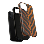 Fierce Tiger Striped iPhone Case - Works with MagSafe - Shamo's
