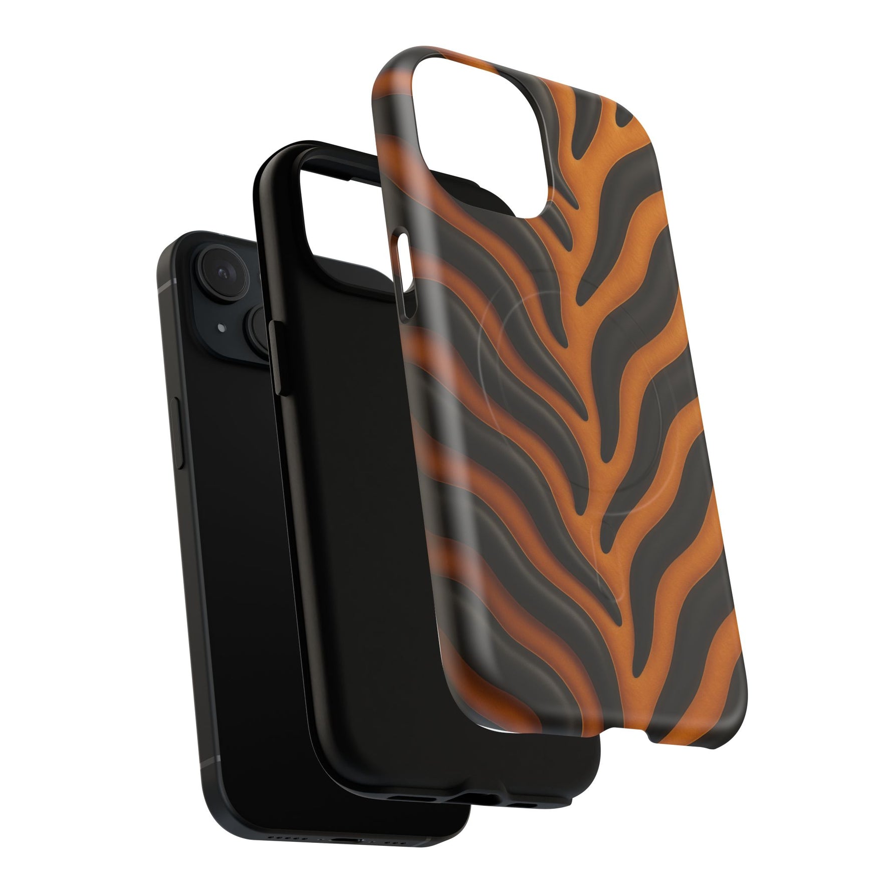 Fierce Tiger Striped iPhone Case - Works with MagSafe - Shamo's