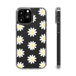 Clear Daisy Floral Phone Case, Impact-Resistant, Anti-Yellowing, Camera & Screen Protection - iPhone 13 Pro Max / Without gift packaging - Shamo's