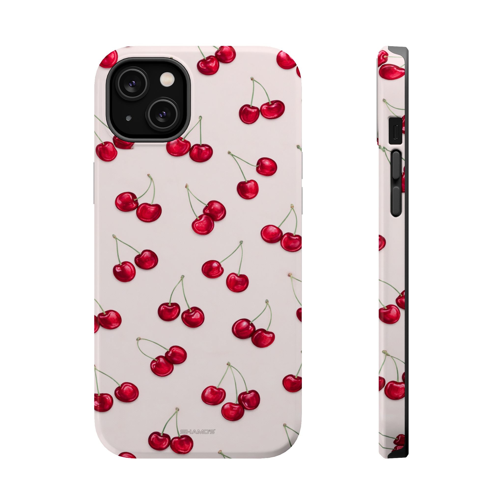 Sensual Cherry Impact Phone Case | MagSafe - iPhone 14 Plus / Glossy - Shamo's