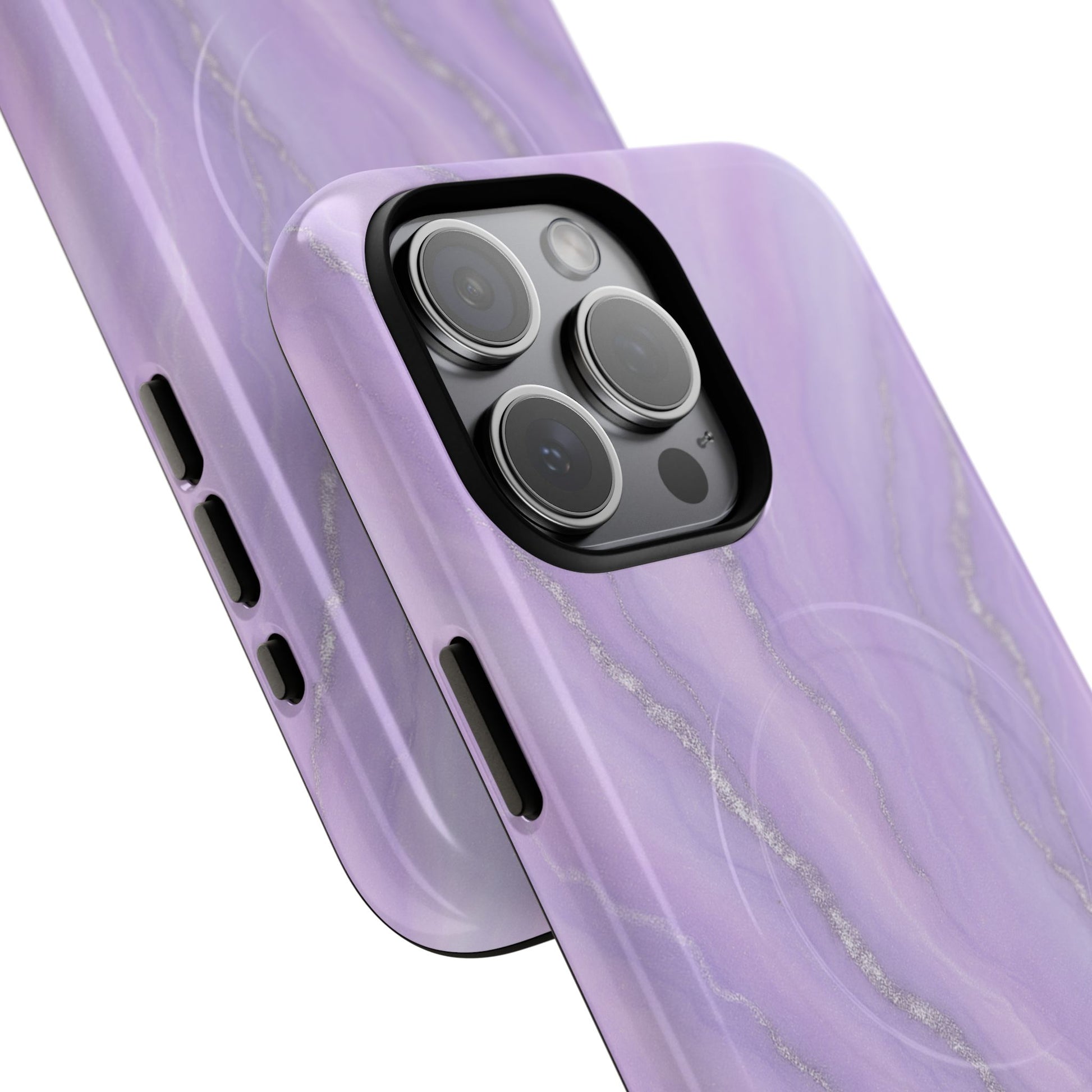 Lavender Marble iPhone Case with MagSafe - Shamo's