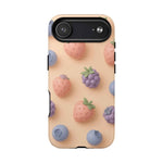 Fruitful 3D Strawberries Berries Tough Magnetic MagSafe Phone Case