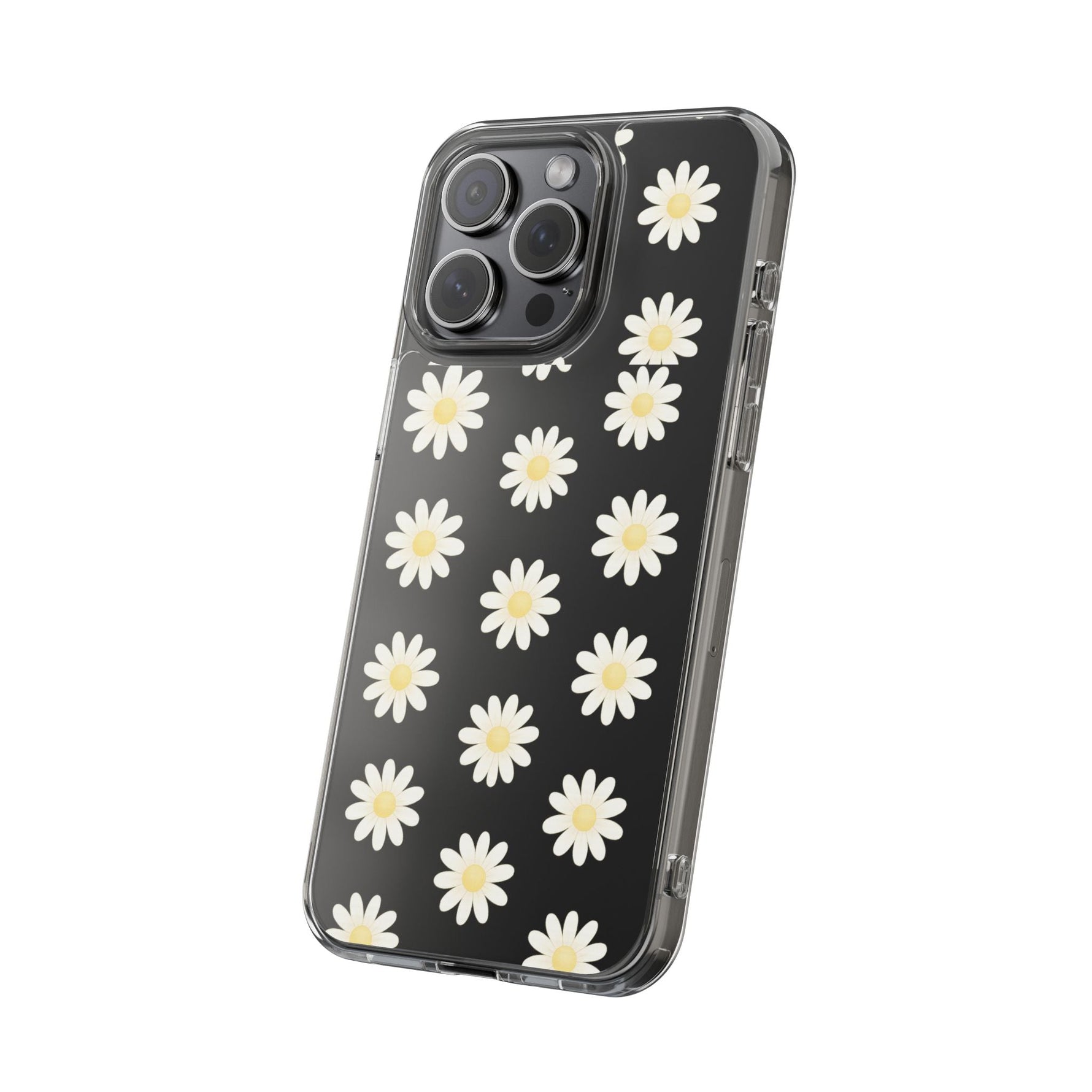 Daisy Floral Clear iPhone Case  Shamo's
