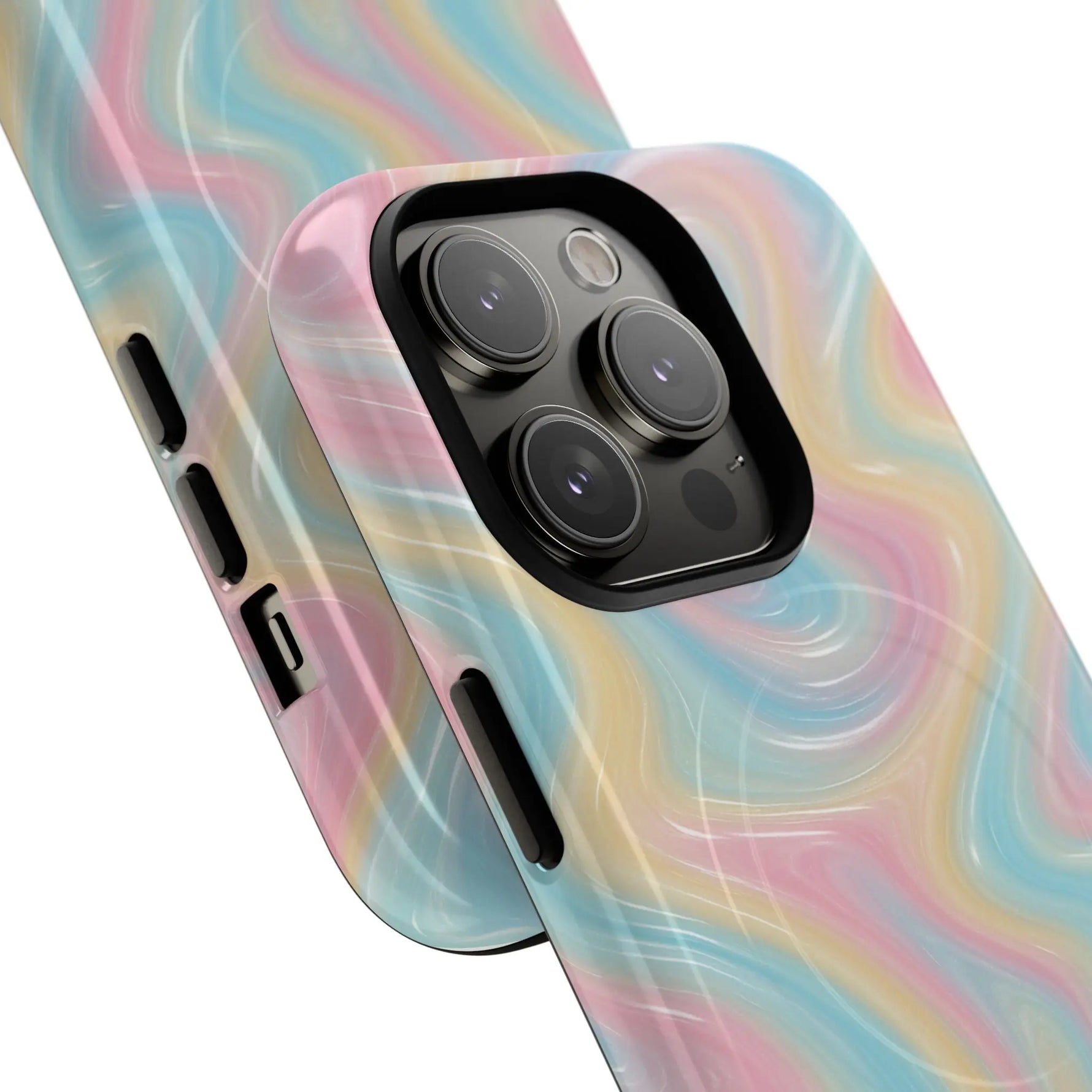 Rainbow Marble Swirl iPhone Case with MagSafe  Shamo's