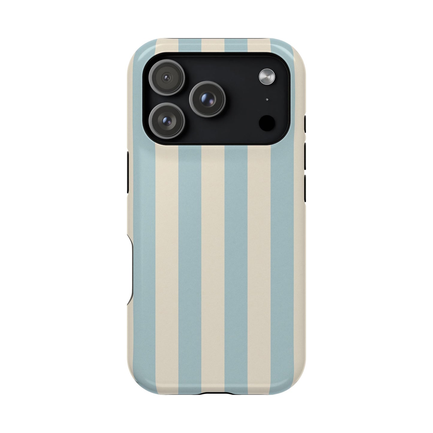 Blue Strips Pattern iPhone Case Compatible with MagSafe