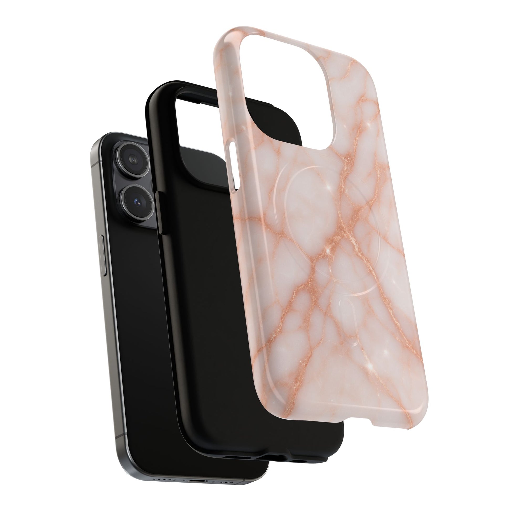 Rose Gold Glam iPhone Case with MagSafe - Shamo's
