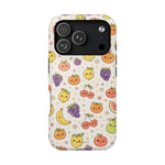 Cute Kawaii Fun Fruit Pattern Magnetic Impact-Resistant iPhone Case with MagSafe Compatibility