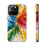 Vibrant Abstract Paint Explosion Impact Phone Case  Shamo's