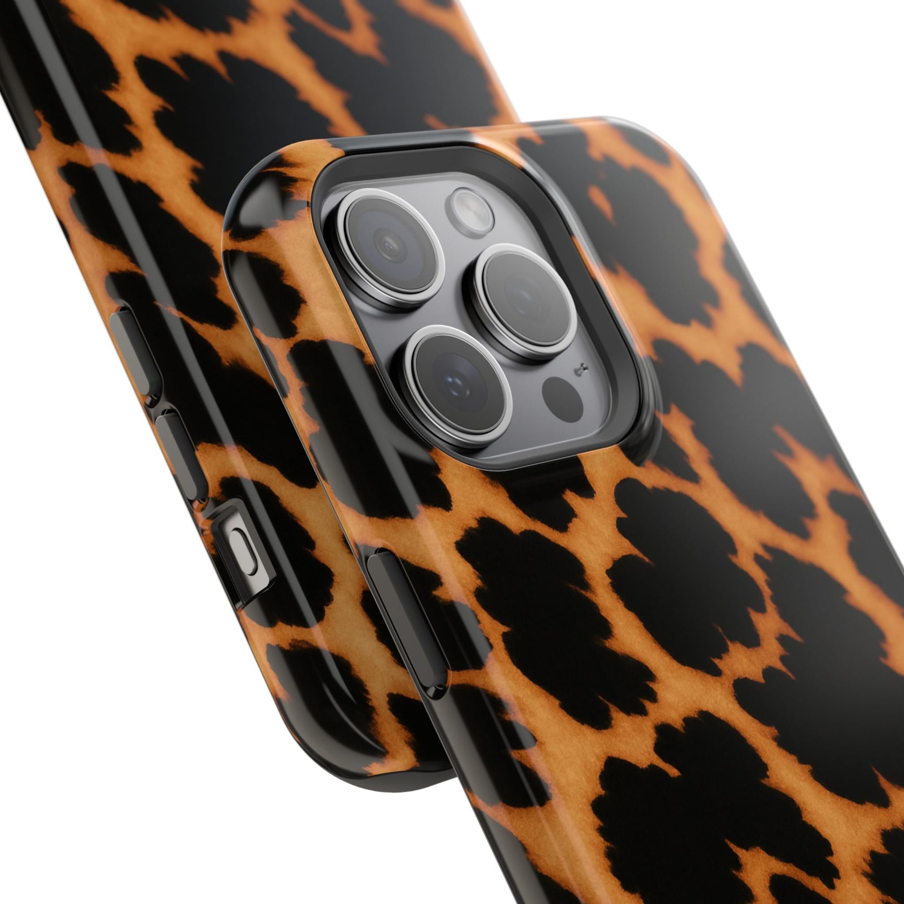 Leopard Print Impact-Resistant iPhone Case with MagSafe Compatibility  Shamo's