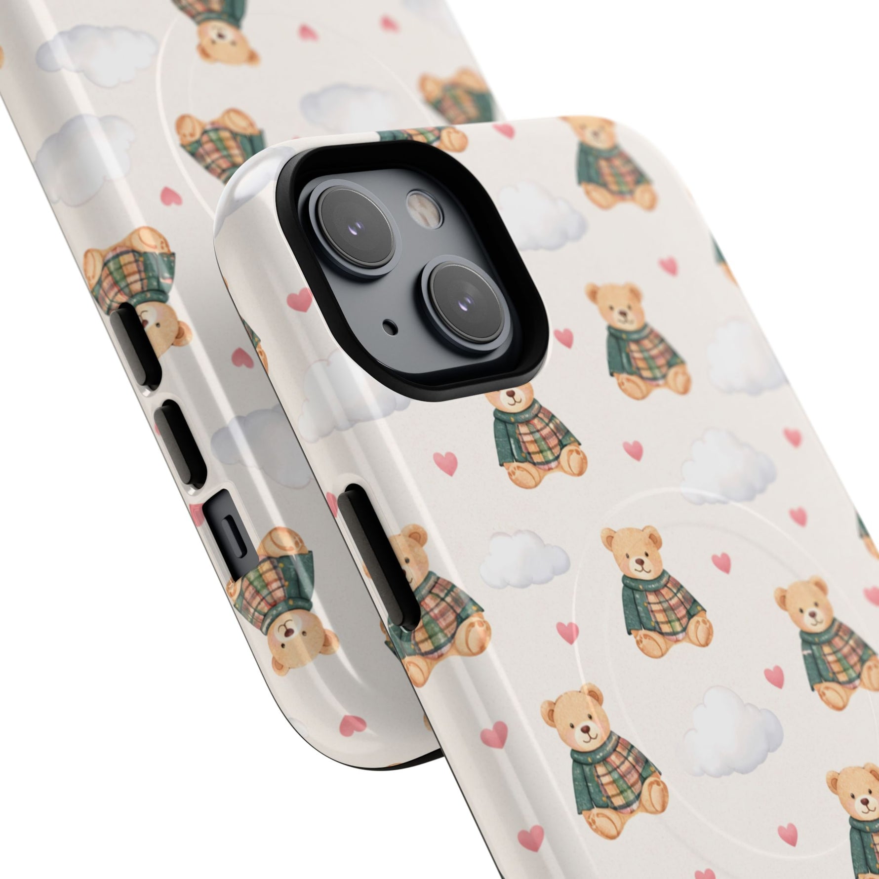 Funda para iPhone con diseño de osito de peluche Dreamy Cloud y MagSafe