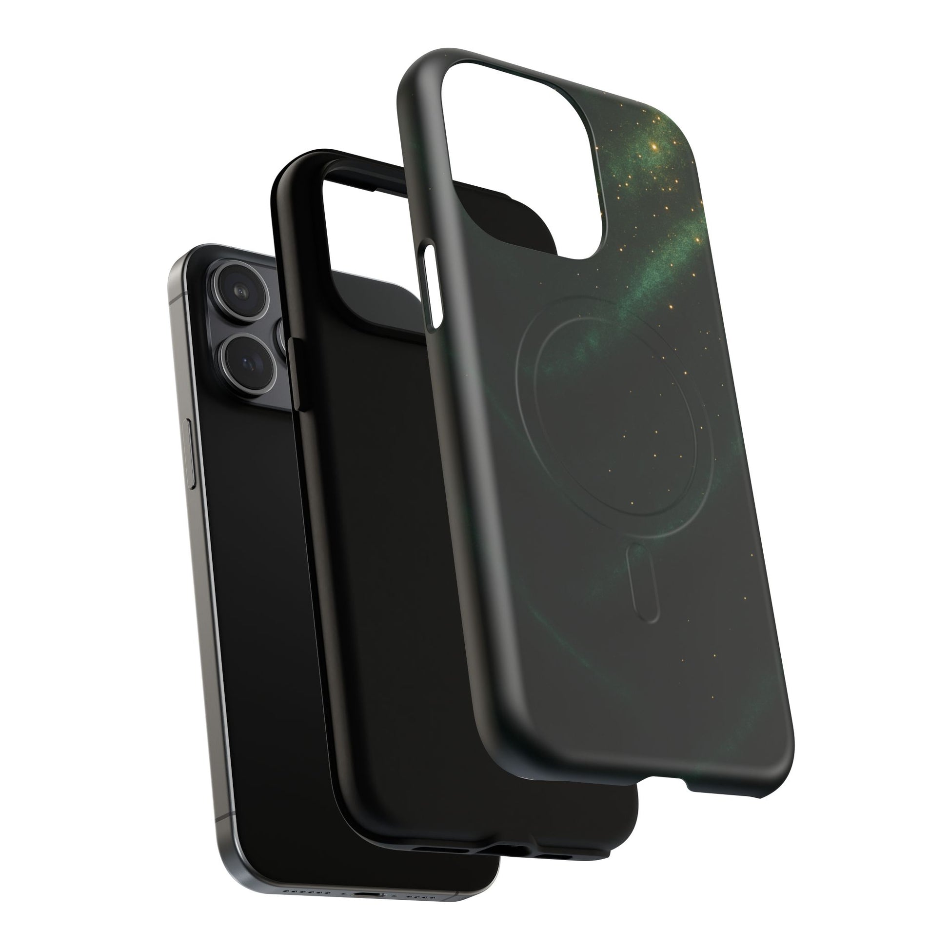 Luxury Series Emerald Galaxy iPhone Case with MagSafe - Shamo's