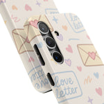 Pastel Love Letter Hearts Impact Phone Case  Shamo's
