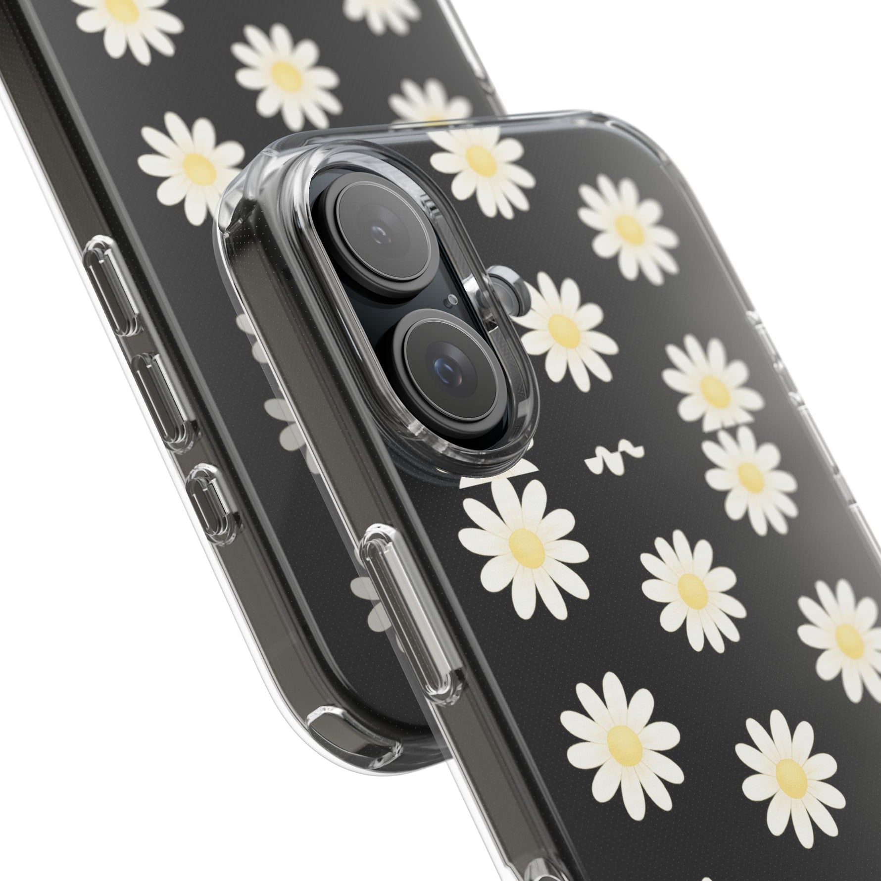 Daisy Floral Clear iPhone Case  Shamo's