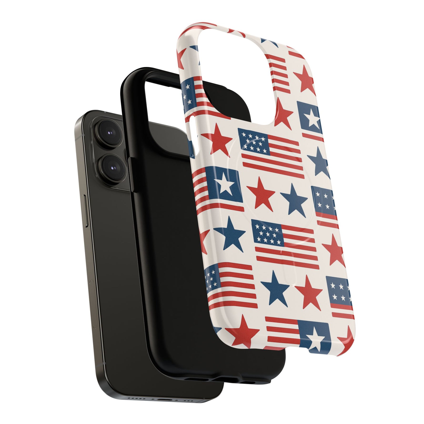 Patriotic American Flag iPhone Case | MagSafe