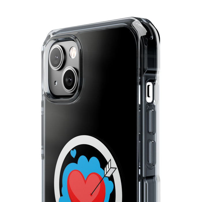 Magnetic Clear Phone Case | Compatible with MagSafe | Be Mine Love Edition