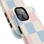 Pastel Checkerboard Pattern iPhone Cases - MagSafe - Shamo's