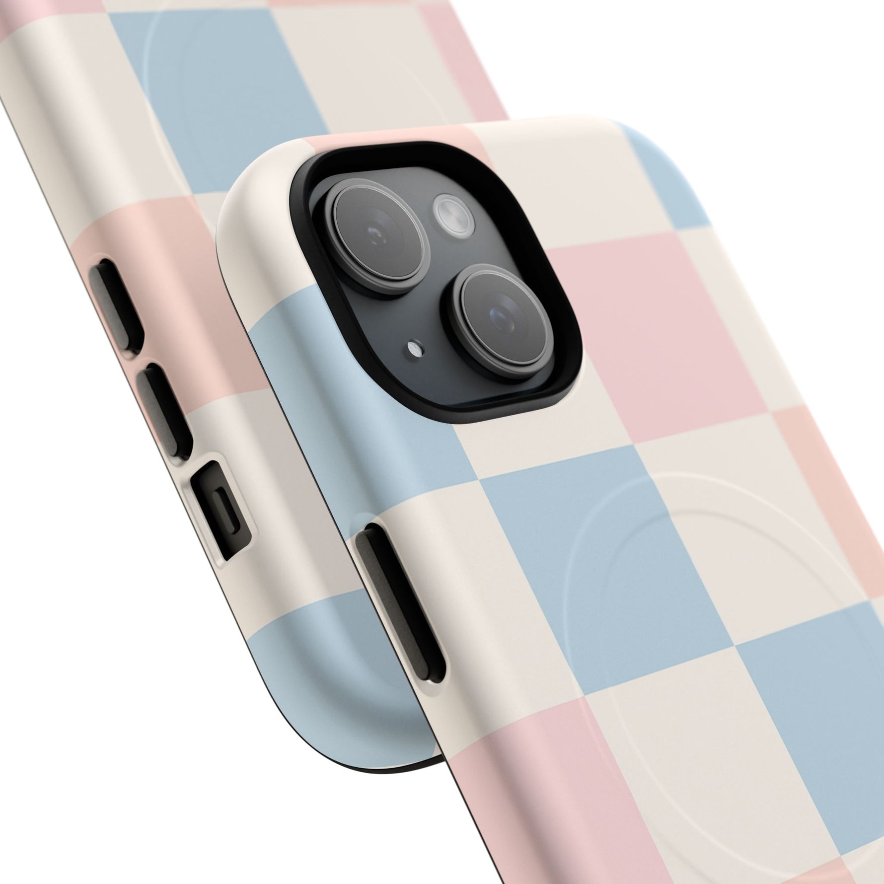 Pastel Checkerboard Pattern iPhone Cases - MagSafe - Shamo's