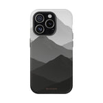 Monochrome Mountain Design iPhone Case | MagSafe