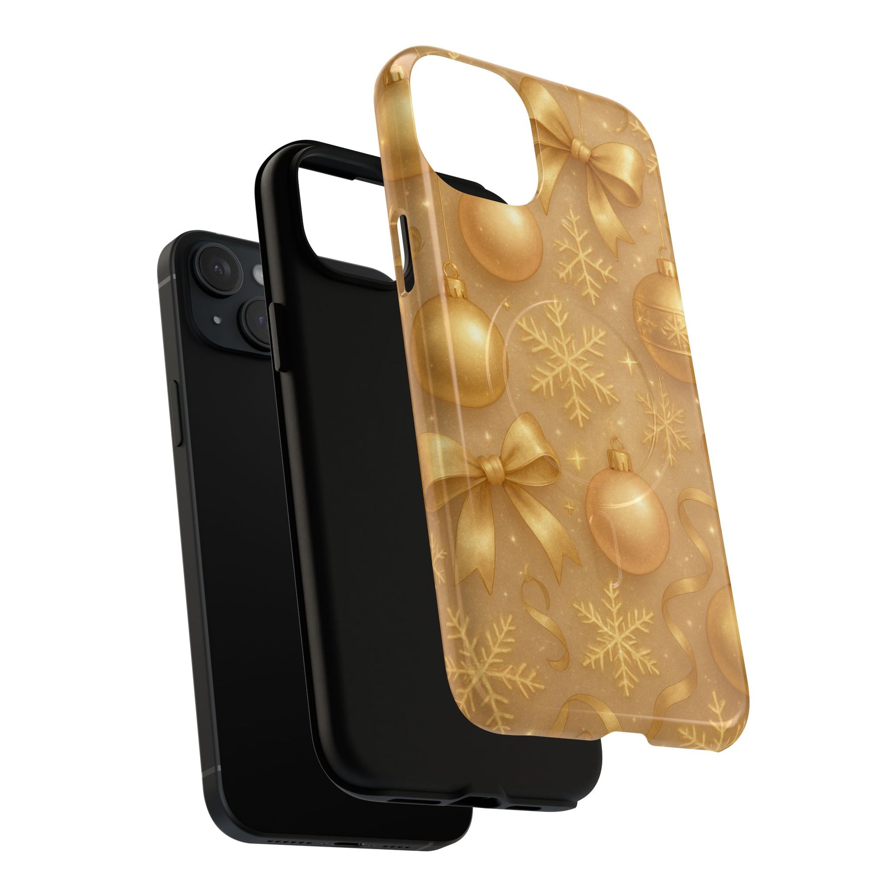 Holiday Gold Ornament iPhone Case | Compatible with MagSafe - Shamo's