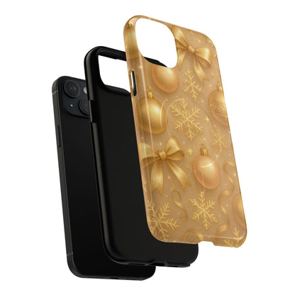 Holiday Gold Ornament iPhone Case | Compatible with MagSafe - Shamo's