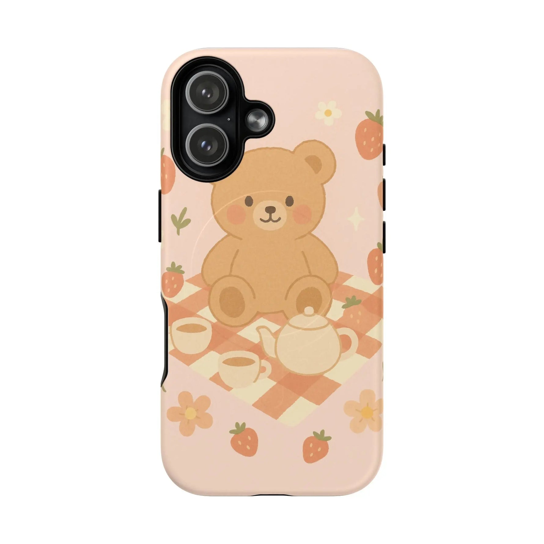 Blossom Bear Picnic iPhone Case with MagSafe - Shamo's