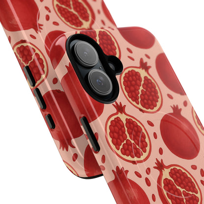 Pomegranate Fruit Tough iPhone Case | MagSafe Compatible